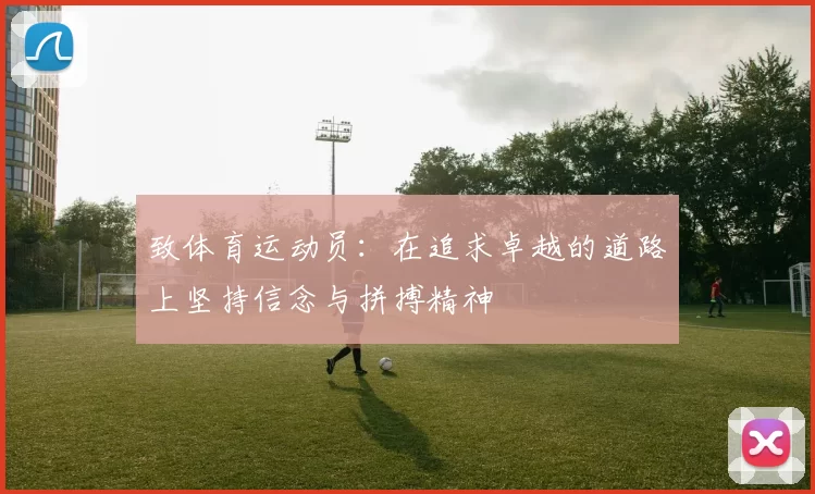 致体育运动员：在追求卓越的道路上坚持信念与拼搏精神